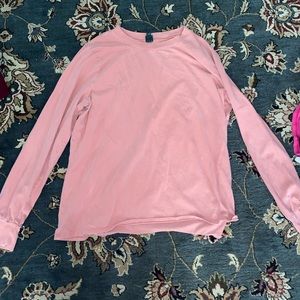 LONG SLEEVE PEACH TOP